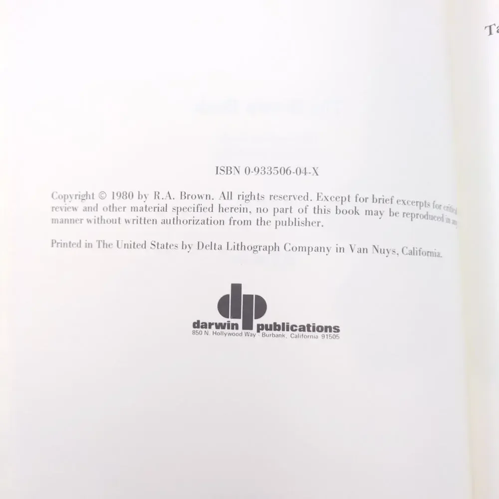 The Brown Book R.A. Brown 1980 First Edition HO Brass Locomotives Darwin